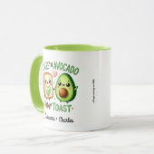 Custom Fun Paare "Avocado to My Toast" Tasse (Vorderseite Links)