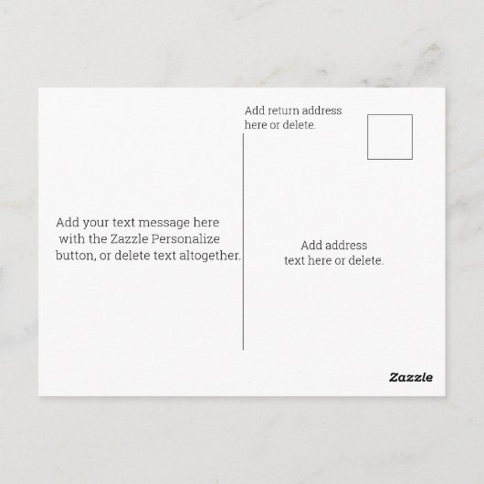 Custom Fun St Patricks Day Irish Zeppelin Airship Postkarte (Rückseite)