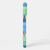 Custom Fun Summer Colorful Chic Stripes Muster iPhone Hülle (Rechte Seite)