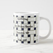 Custom Fundarosa Jumbo Tasse (Rechts)