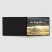 Custom Funerary Guest Book Sunset Fotografy Gästebuch (Voll)