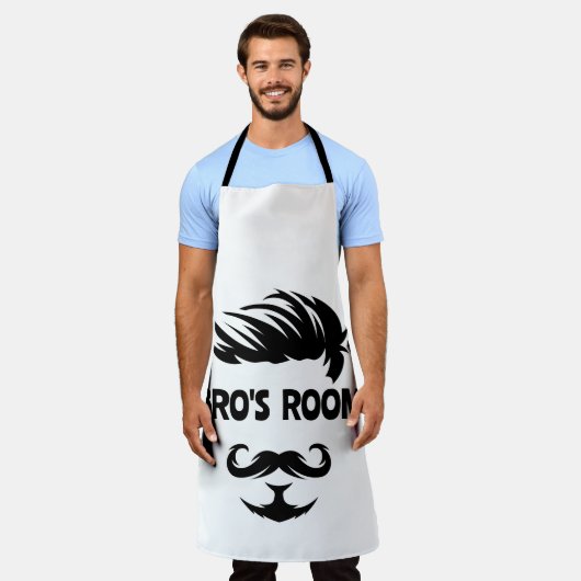 Custom Funky Barber Shop Schürze (Getragen)
