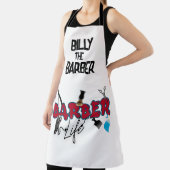 Custom Funky Barber Shop Schürze (InSitu)