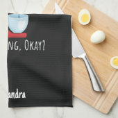 Custom Funny Baking Lover Gifts Baker Chef Humor Geschirrtuch (Viertel Falte)