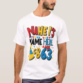 Custom Funny Birthday T - Shirt - Personalisierter (Vorderseite)