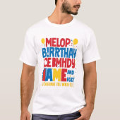 Custom Funny Birthday T - Shirt - Personalisierter (Vorderseite)