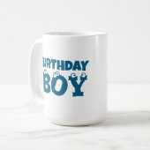 Custom Funny Cartoon Eyes Kids' Birthdays Kaffeetasse (Vorderseite Links)