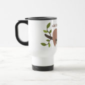 Custom Funny Cartoon Sloth Travel Mug Reisebecher (Links)