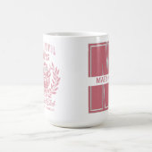 Custom Funny Cow Geschenk für sie, Heifer Social C Kaffeetasse (Mittel)