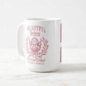 Custom Funny Cow Geschenk für sie, Heifer Social C Kaffeetasse (Vorderseite Links)