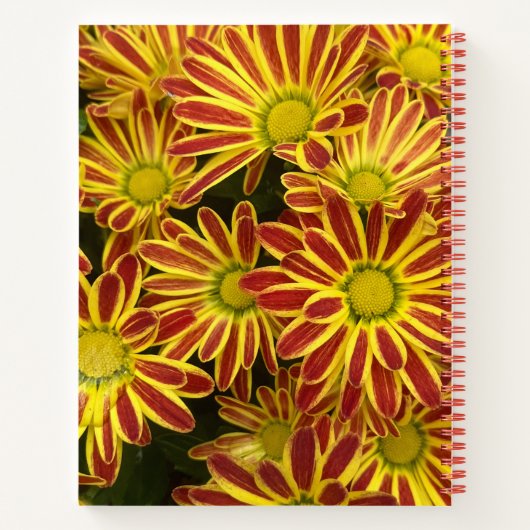 Custom Funny Dings Ihr Kind sagte Blumenspirale Notizblock (Rückseite)