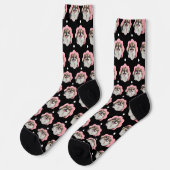 Custom Funny Dog Foto Socken (Linkes Detail)