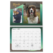 Custom Funny Dog Photo Calendar Personalize Kalender (Mär 2027)