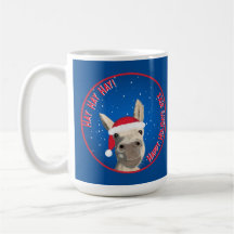 Custom Funny Donkey Santa Pun 2025 Urlaub