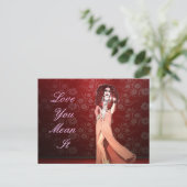 Custom Funny Drag Queen Postkarte (Stehend Vorderseite)