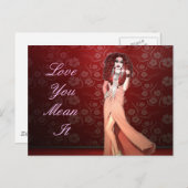 Custom Funny Drag Queen Postkarte (Vorne/Hinten)