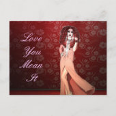 Custom Funny Drag Queen Postkarte (Vorderseite)