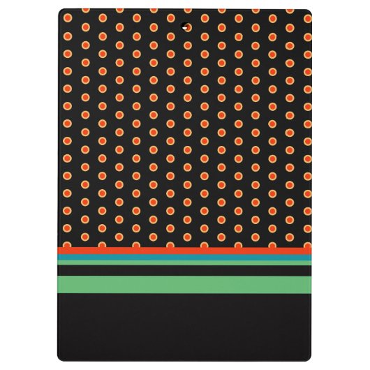 Custom Funny farbenfroher Typ ist freundlich. Klemmbrett (Rückseite)