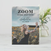 Custom Funny Foto Abschluss Ankündigung (Stehend Vorderseite)