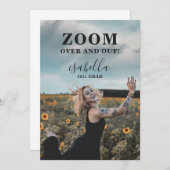 Custom Funny Foto Abschluss Ankündigung (Vorne/Hinten)