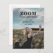 Custom Funny Foto Abschluss Ankündigungspostkarte (Vorne/Hinten)