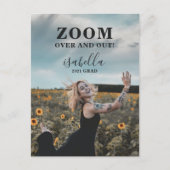 Custom Funny Foto Abschluss Ankündigungspostkarte (Vorderseite)