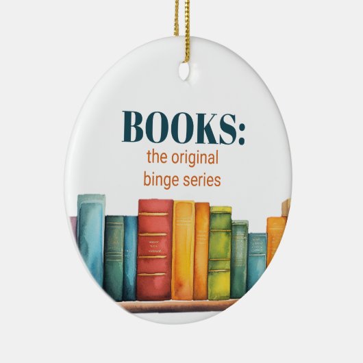 Custom Funny Friendship Reading Book Keramik Ornament (Rechts)