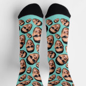 Custom Funny Funny Face Foto überall über Socken A (Oben)