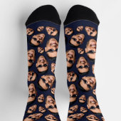 Custom Funny Funny Face Foto überall über Socken N (Oben)