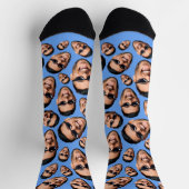 Custom Funny Funny Face Foto überall über Socken S (Oben)