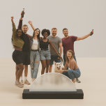 Custom Funny Gift Friends Group Foto Freistehende Fotoskulptur<br><div class="desc">Foto oder Gruppenfreunde schneiden Mini-Statue aus. Eine lustige Geschenkidee. Beispiele finden Sie in den Rezensionsbildern.</div>