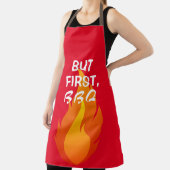 Custom Funny Gift - Retro Personalisiert Grill GRI Schürze (InSitu)