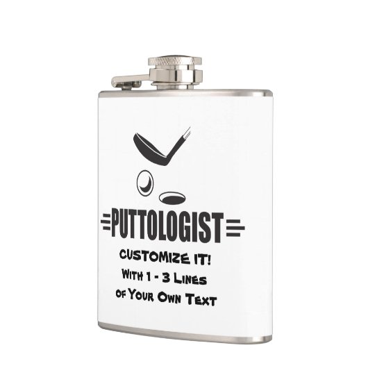 Custom Funny Golf Flachmann (Links)