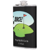 Custom Funny Golf Juice Birdy Celebration Modern Flachmann (Links)