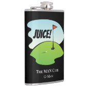 Custom Funny Golf Juice Birdy Celebration Modern Flachmann (Rechts)