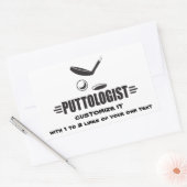 Custom Funny Golf Rechteckiger Aufkleber (Umschlag)