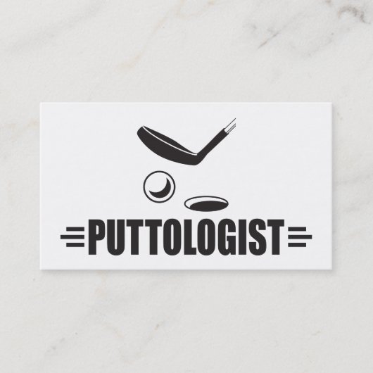 Custom Funny Golf Visitenkarte (Vorderseite)