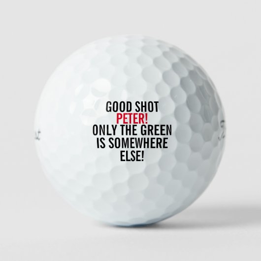 Custom Funny Golfball (Vorderseite)