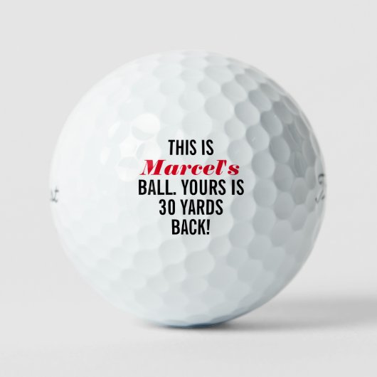 Custom Funny Golfball (Vorderseite)