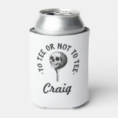 Custom Funny Golfer Zitat Einfach Dosenkühler (Kanne Vorderseite)