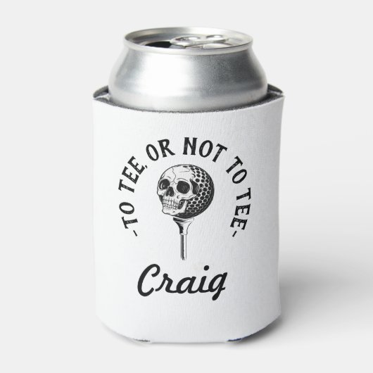 Custom Funny Golfer Zitat Einfach Dosenkühler (Kanne Vorderseite)