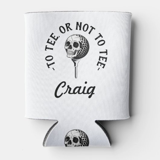 Custom Funny Golfer Zitat Einfach Dosenkühler (Vorderseite)