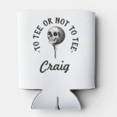Custom Funny Golfer Zitat Einfach Dosenkühler (Rückseite)