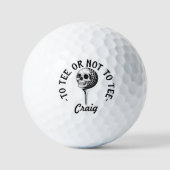 Custom Funny Golfer Zitat Einfach Golfball (Vorderseite)