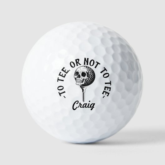 Custom Funny Golfer Zitat Einfach Golfball (Vorderseite)