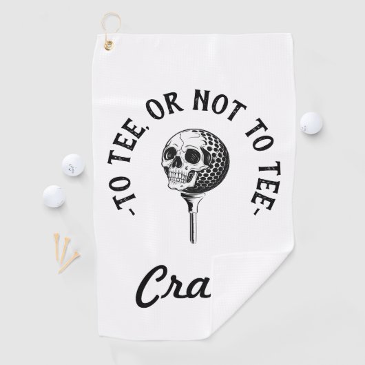 Custom Funny Golfer Zitat Einfach Golfhandtuch (Insitu)