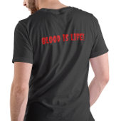 Custom Funny Gothic Horror Red Sepia Ghoul Mens T-Shirt