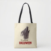 Custom Funny Gothic Horror Spooky Ghost Halloween Tasche (Vorderseite)