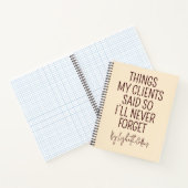 Custom Funny Graduation Journal Gift for Lawyers Notizblock (Innenseite)