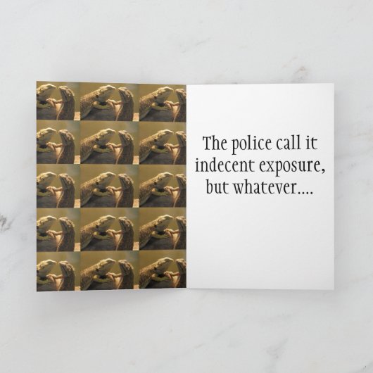 CUSTOM Funny Grußkarte Karte (Innenseite)